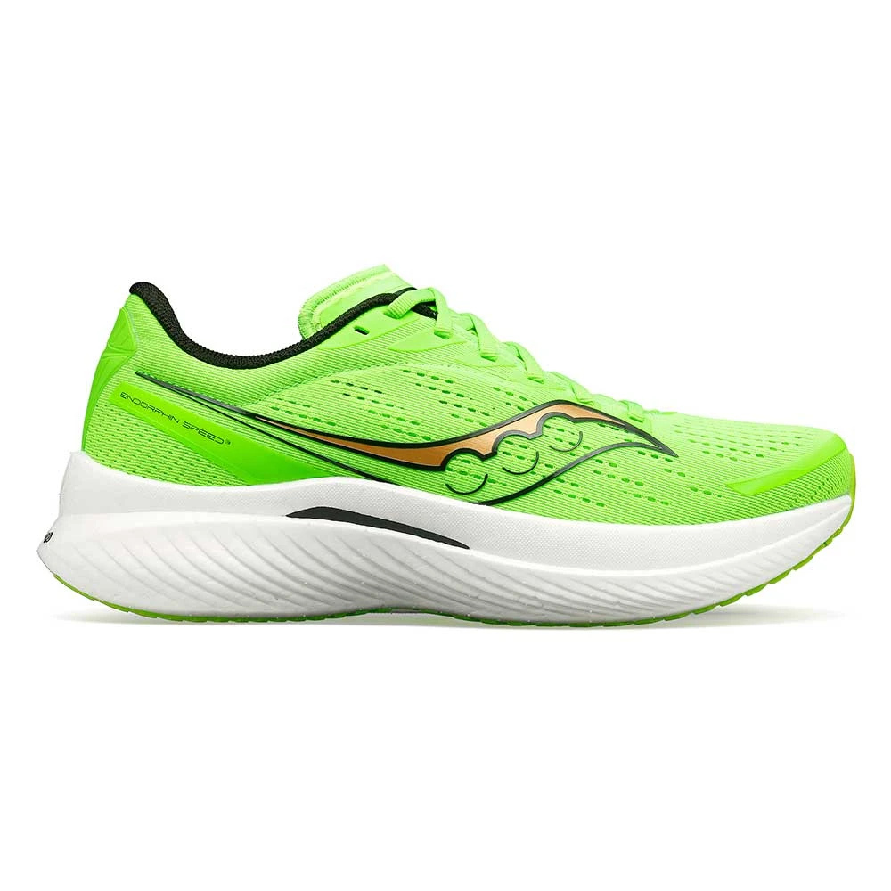 Saucony Men's Endorphin Speed 3 Running Shoe - Slime/Gold - Regular (D) 1 Saucony Men's Endorphin Speed 3 Running Shoe - Slime/Gold - Regular (D)