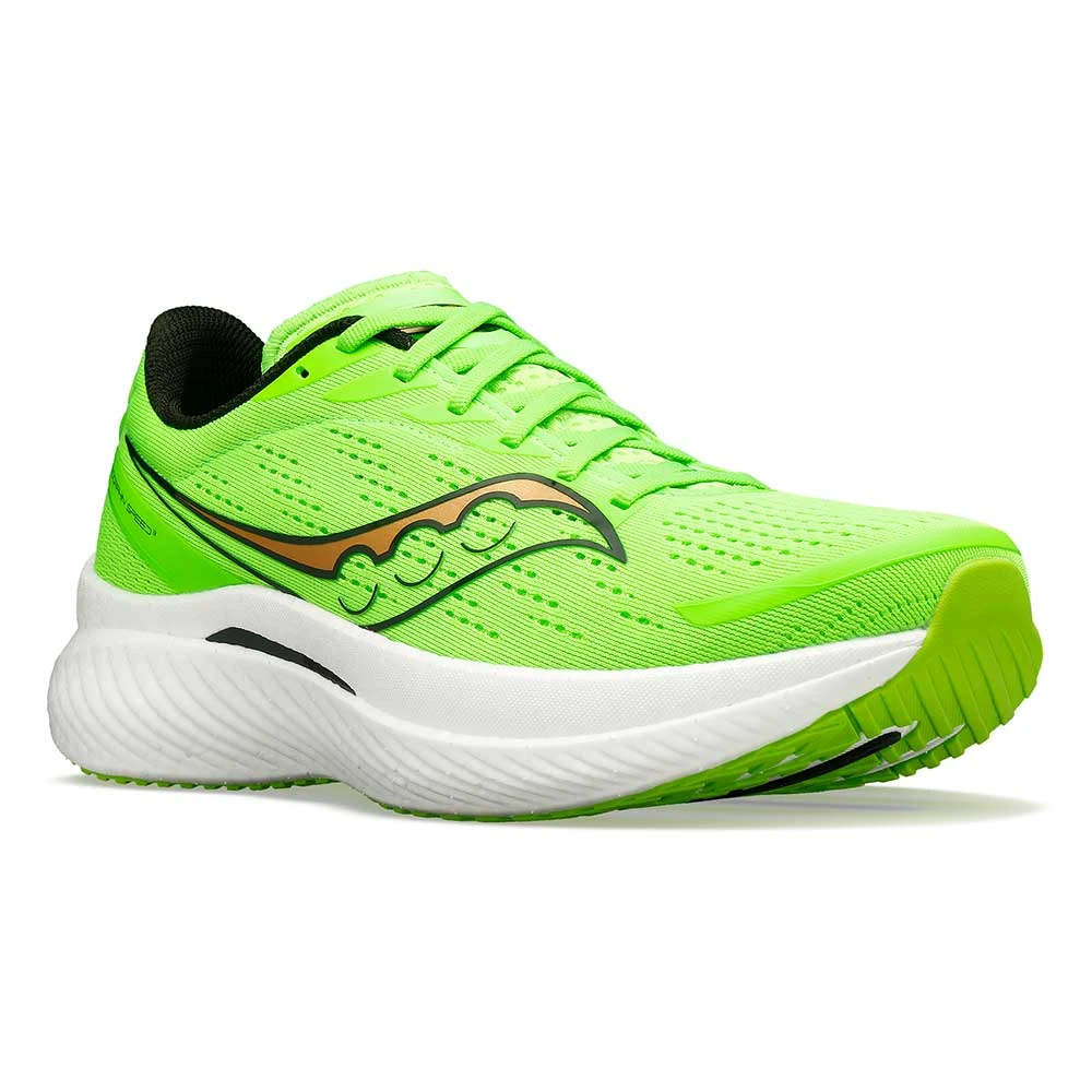 Saucony Men's Endorphin Speed 3 Running Shoe - Slime/Gold - Regular (D) 2 Saucony Men's Endorphin Speed 3 Running Shoe - Slime/Gold - Regular (D) - Image 2
