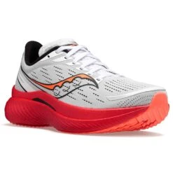 Saucony Men's Endorphin Speed 3 Running Shoe- White/Black/Vizi- Regular (D) -Sports Shoes S20756 85 5