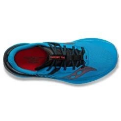 Saucony Men's Endorphin Edge Trail Shoe- Ocean/Black- Regular (D) -Sports Shoes S20773 31 3