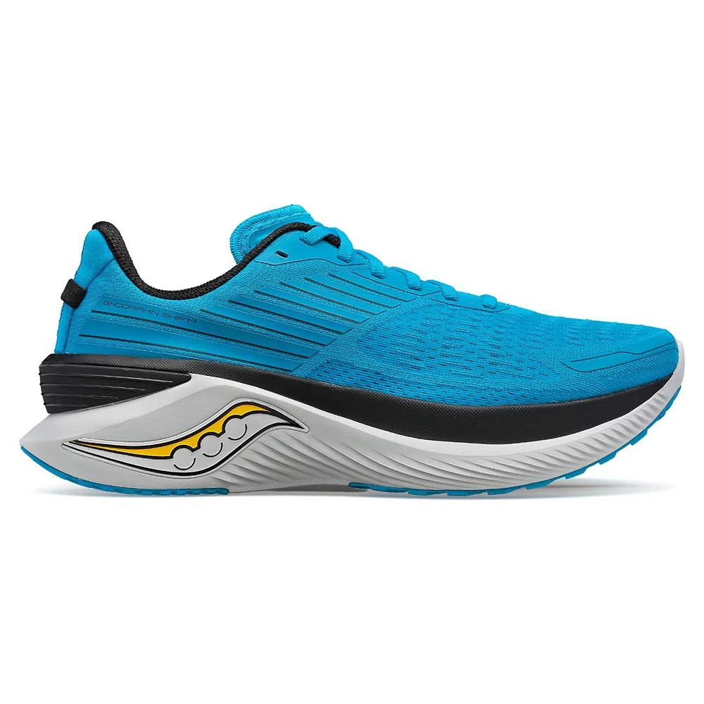 Saucony Men's Endorphin Shift 3 Running Shoe - Ocean/Vizi Gold- Regular (D) 1 Saucony Men's Endorphin Shift 3 Running Shoe - Ocean/Vizi Gold- Regular (D)