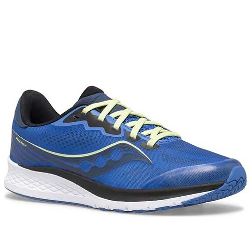 Saucony Youth Ride 14 Running Shoe - Blue 2 Saucony Youth Ride 14 Running Shoe - Blue - Image 2