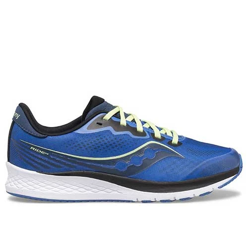 Saucony Youth Ride 14 Running Shoe - Blue 1 Saucony Youth Ride 14 Running Shoe - Blue