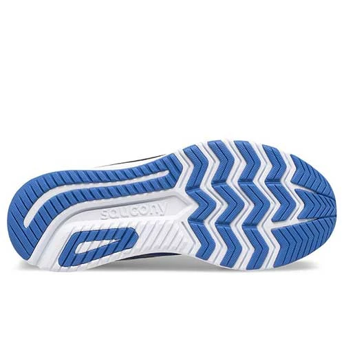 Saucony Youth Ride 14 Running Shoe - Blue 4 Saucony Youth Ride 14 Running Shoe - Blue - Image 4