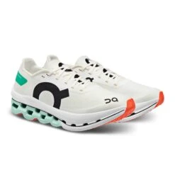 On Running Women's Cloudboom Echo Running Shoe - White/Mint - Regular (B) -Sports Shoes Small PNG 57.98256 cloudboom echo ss23 white mint w g6