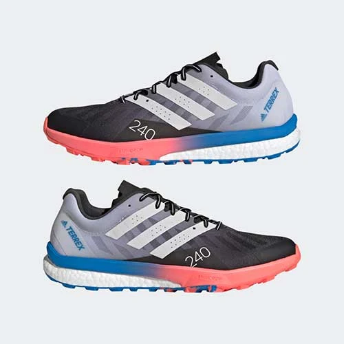 ADIDAS Men's Terrex Speed Ultra Trail Running Shoe - Core Black/Crystal White/Turbo - Regular (D) 7 ADIDAS Men's Terrex Speed Ultra Trail Running Shoe - Core Black/Crystal White/Turbo - Regular (D) - Image 7