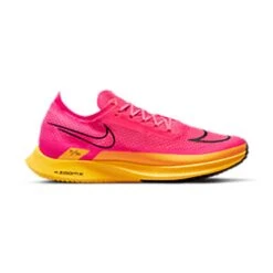 Unisex Nike ZoomX Streakfly Road Racing Shoe- Hyper Pink/Black/Laser Orange - Regular (D)