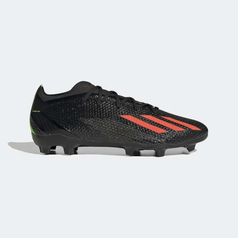 ADIDAS Unisex X SpeedPortal 2 FG Soccer Shoe - Core Black/Solar Red/Solar Green 1 ADIDAS Unisex X SpeedPortal 2 FG Soccer Shoe - Core Black/Solar Red/Solar Green