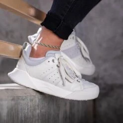 Women's X-SCAPE NBK Low Sneaker - Blanc/Light Grey - Regular (B) -Sports Shoes womens x scape nbk low blanc light grey ls 1 800x b9492fc0 fa2b 4ed0 bc1d af448e067ec4