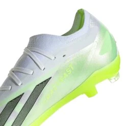 Unisex Adidas X CRAZYFAST.2 FG Soccer Shoe - White, Core Black, Lucid Lemon - Regular (D) -Sports Shoes zapatos adidas x crazyfast 2 firm ground boots hq4533 ftwwht cblack luclem 0000302546732 5